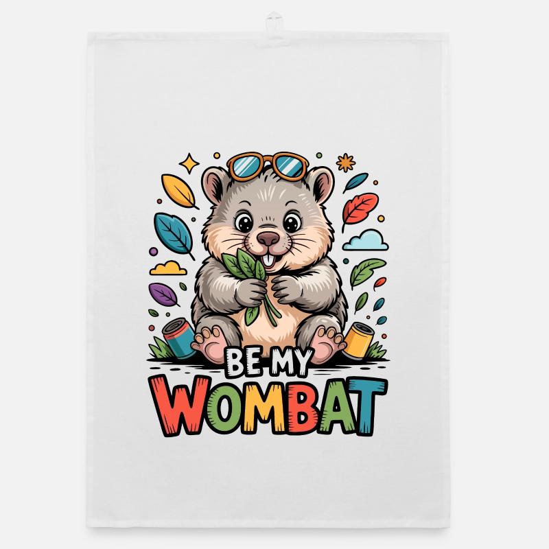 Be My Wombat : Beauté du design Torchon bio