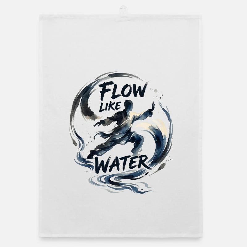 Tai Chi Flow Organic dish towel