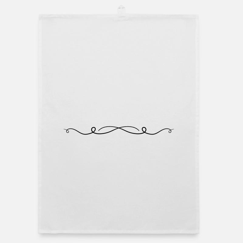 Ornament Line Organic dish towel