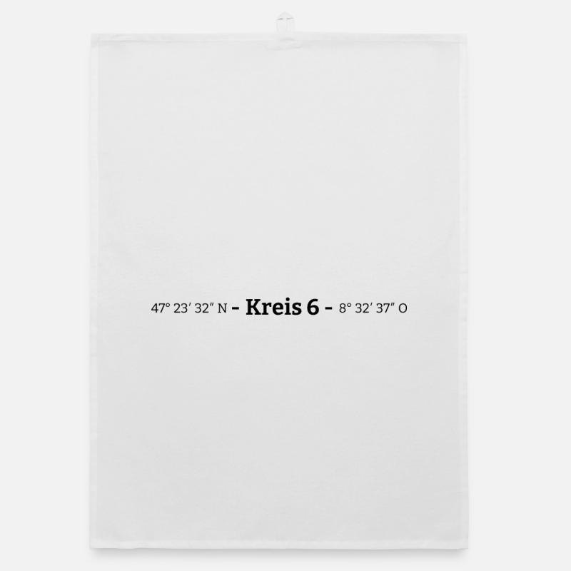 Coordinates District 6 Oberstrass Unterstrass Zurich Organic dish towel