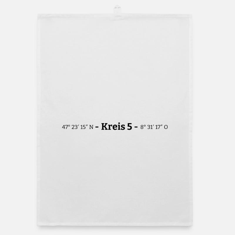 Coordinates District 5 Zurich Organic dish towel