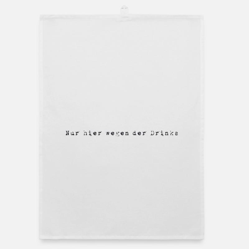 Only here for the drinks Organic dish towel