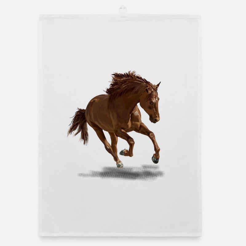 Pferd Organic Geschirrtuch