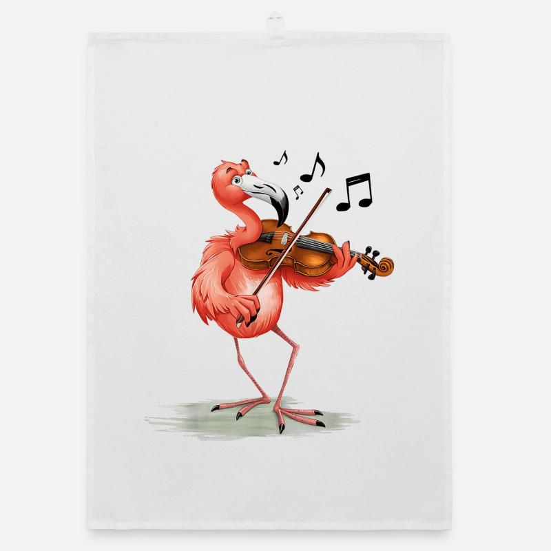 Flamingo-Geiger Organic Geschirrtuch