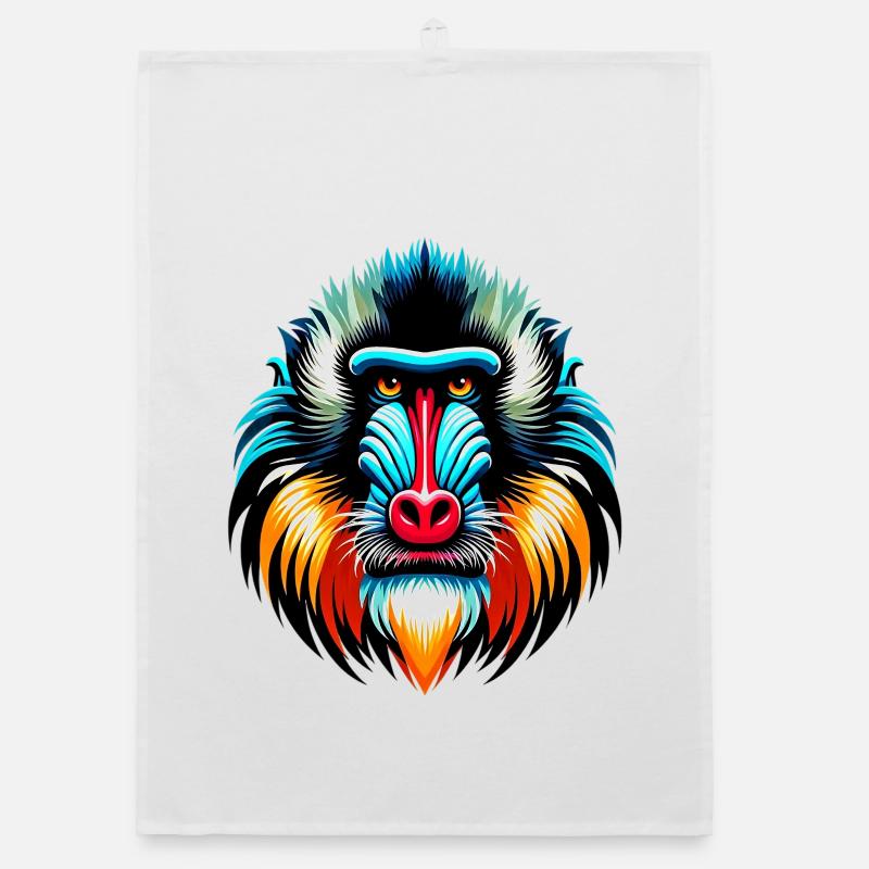 Singe mandrill Torchon bio