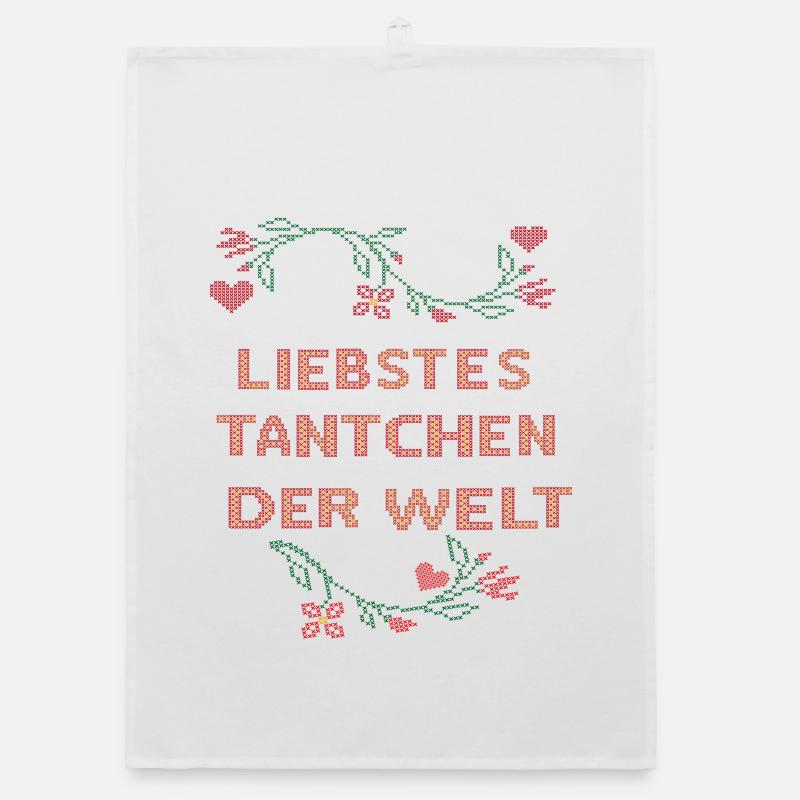 liebstes Tantchen der Welt Organic Geschirrtuch