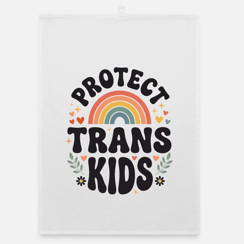 LGBTQ-Pride-Monat – Schütze trans Kinder Organic Geschirrtuch
