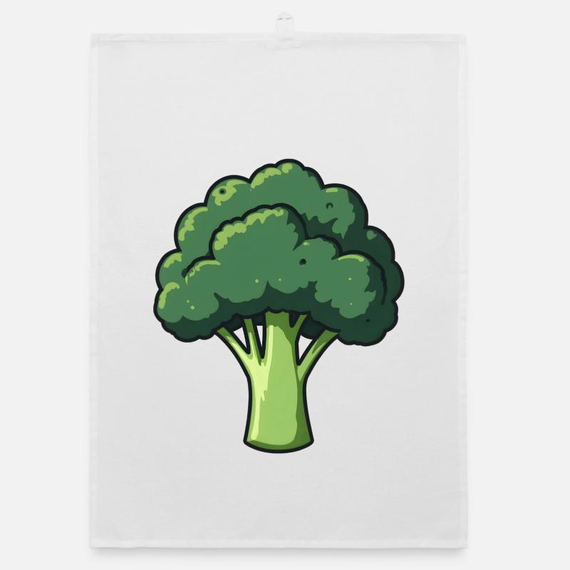 Broccoli Organic dish towel