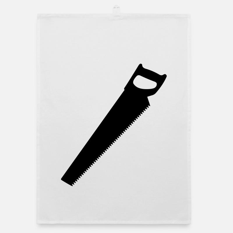 Logo de scie pour menuisier ou menuisier Torchon bio