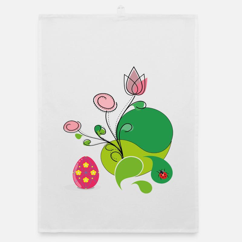 Auguri di Pasqua Strofinaccio da cucina ecologico