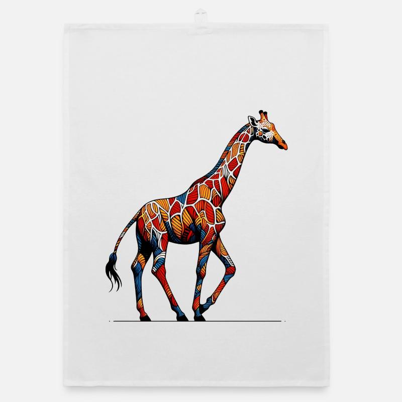 Giraffe Organic Geschirrtuch