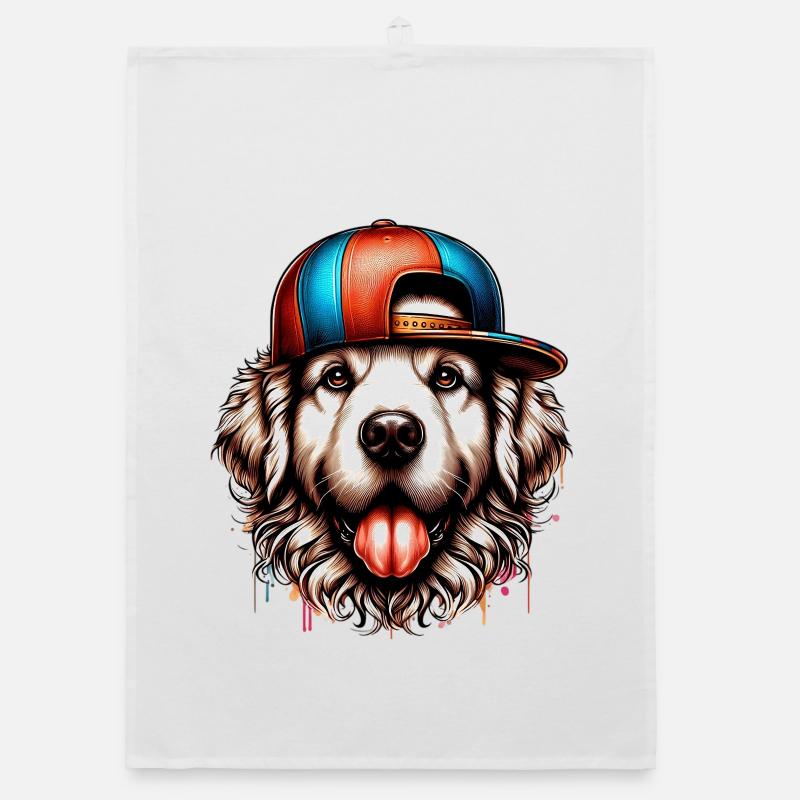 Dog Organic dish towel