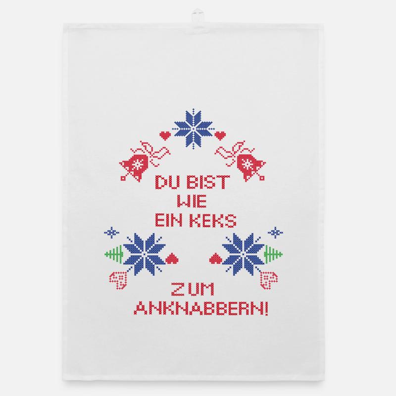 Advent, gingerbread Organic dish towel