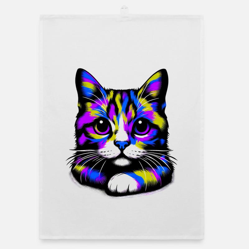 Katze Organic Geschirrtuch