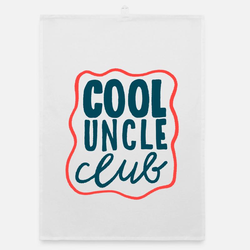 Cool Uncle Club - Cooles Statement Organic Geschirrtuch