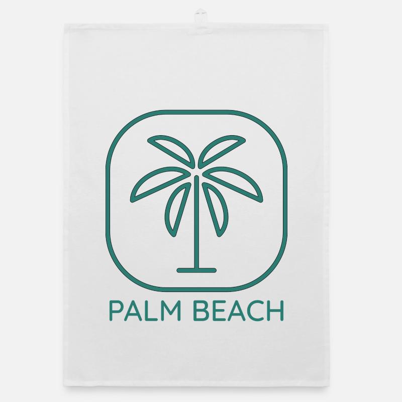 Palm Beach Beach Holidays Organic dish towel