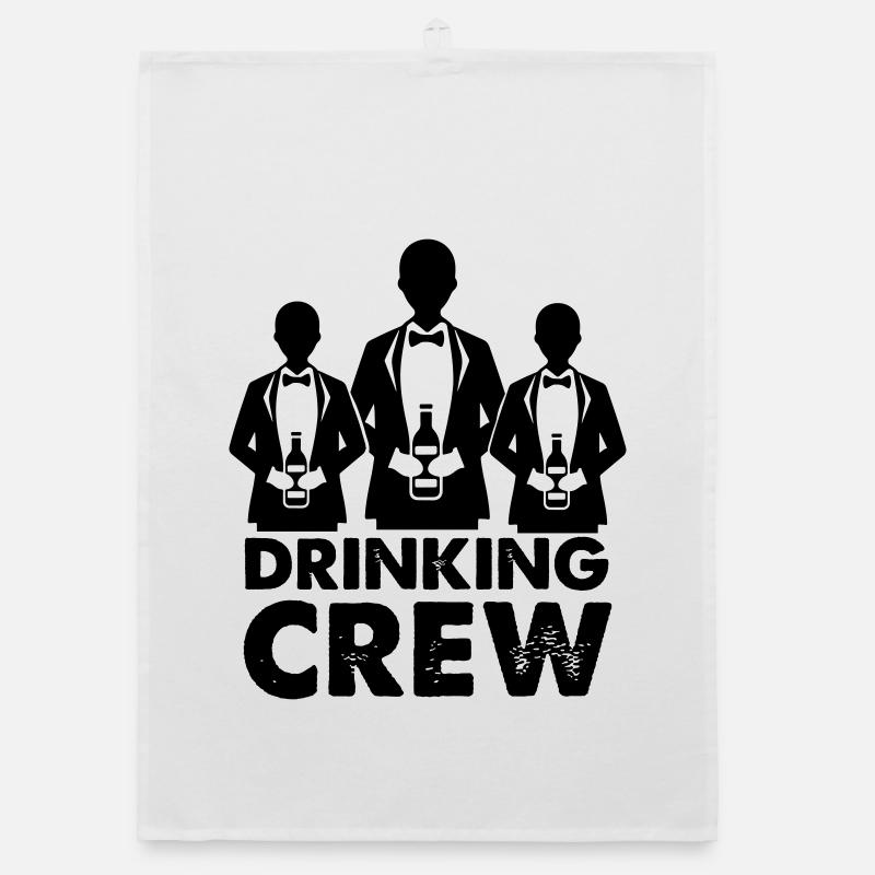 drinking_crew_01 Organic Geschirrtuch