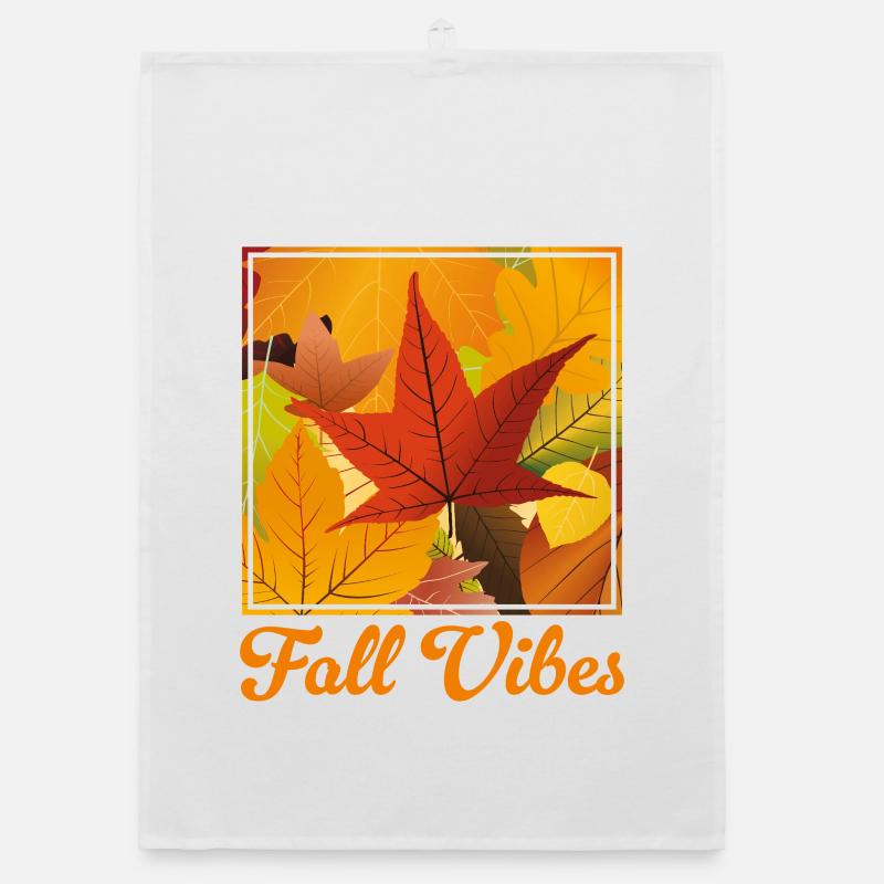Fall Vibes Organic dish towel