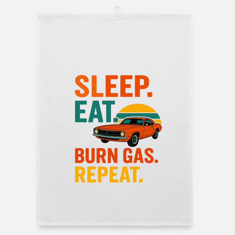 Dormir Manger Brûler Gaz Répéter Torchon bio