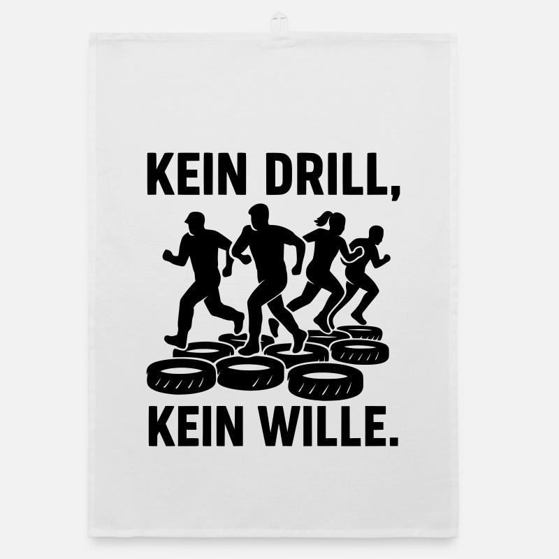 Drill no drill no will Organic dish towel