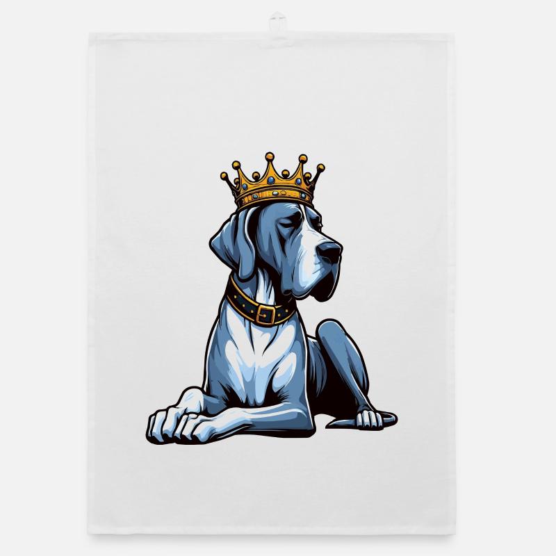 Great Dane Great Dane Owner Great Dane Fan Organic dish towel