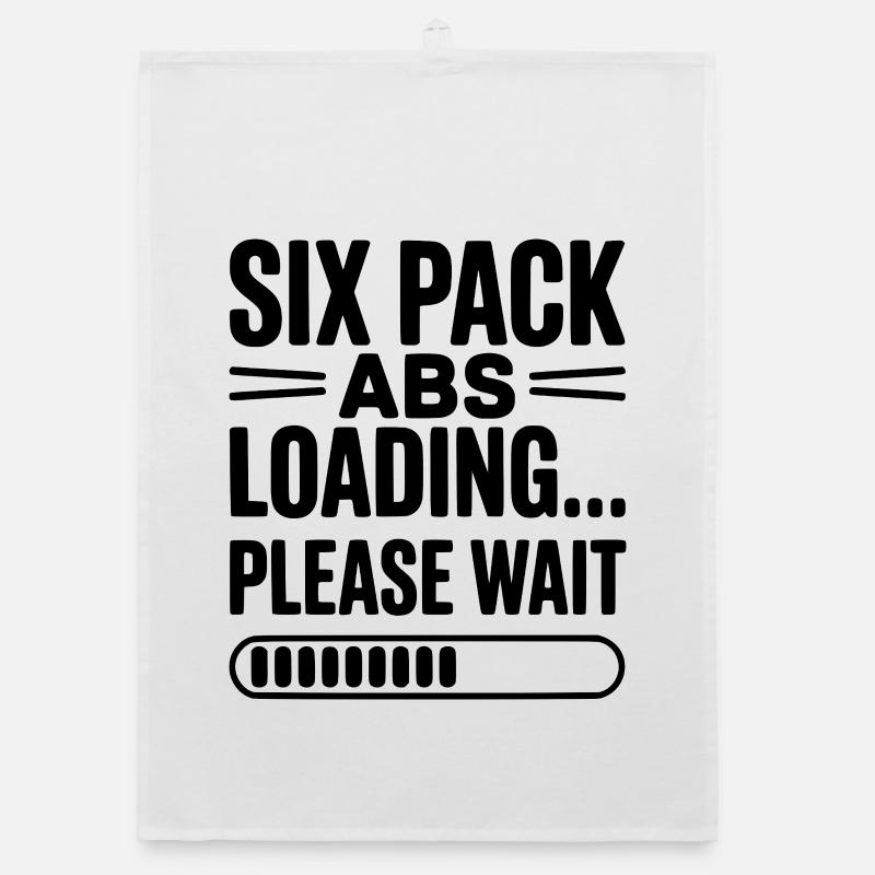 Sixpack Abs lädt... Bitte warten Sie Organic Geschirrtuch