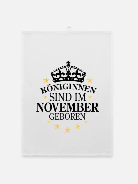 Königinnen November - Organic Geschirrtuch - Weiß - Vorne