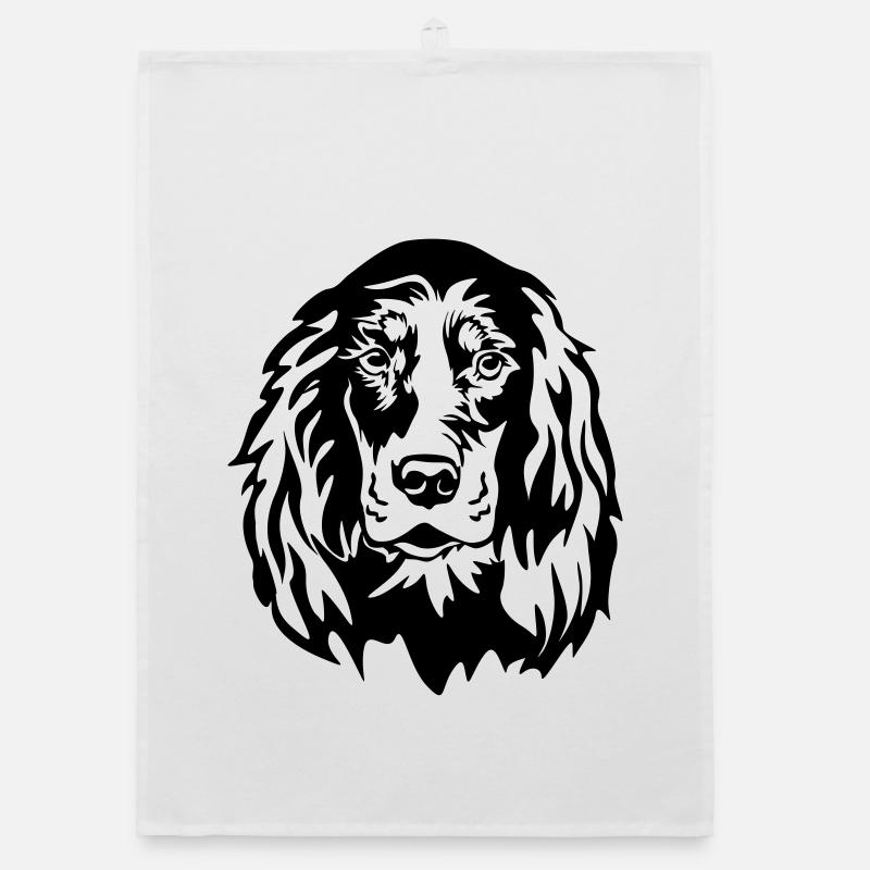 Gordon Setter Kopf Torchon bio