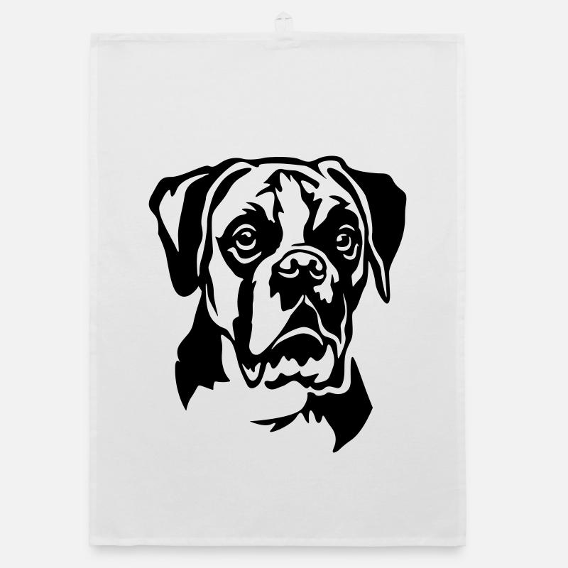 Boxer Head Organic dish towel