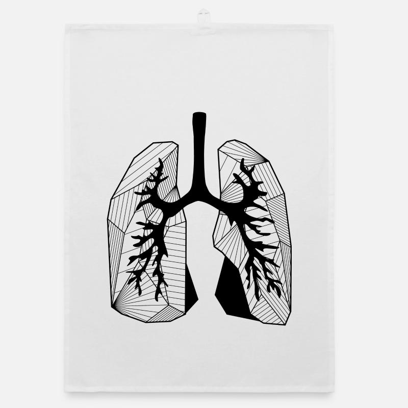 Lungs Organic dish towel
