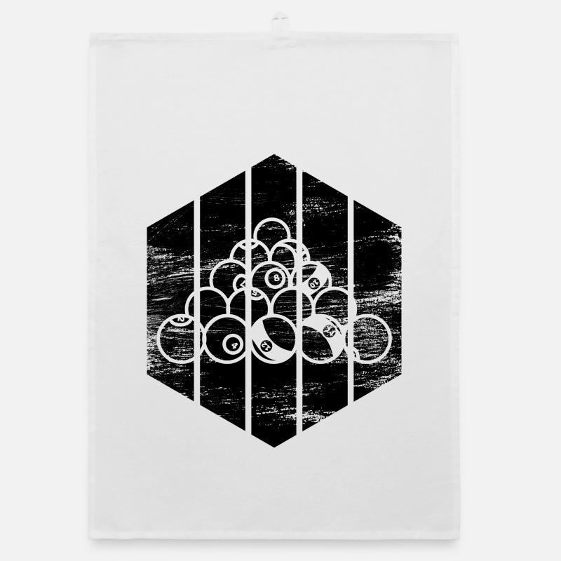 Cool billiards Organic dish towel