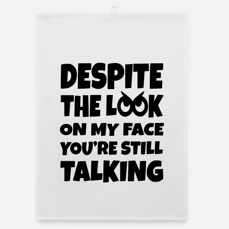 Malgré la connerie dans mes yeux, tu parles encore* Torchon bio