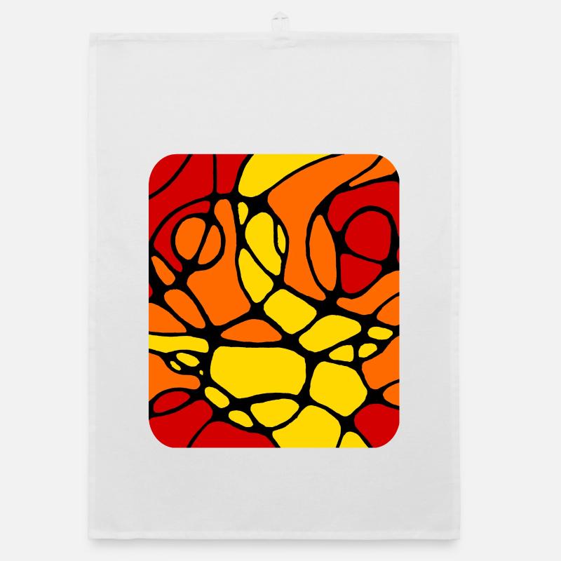 Conception abstraite moderne neurographique Torchon bio