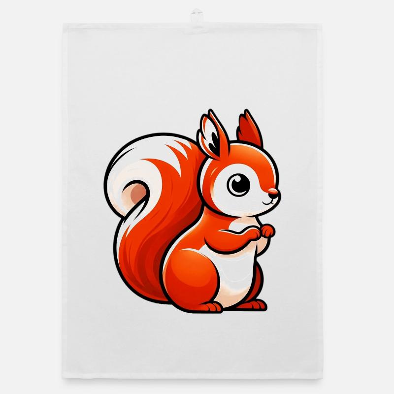 Squirrel Organic dish towel