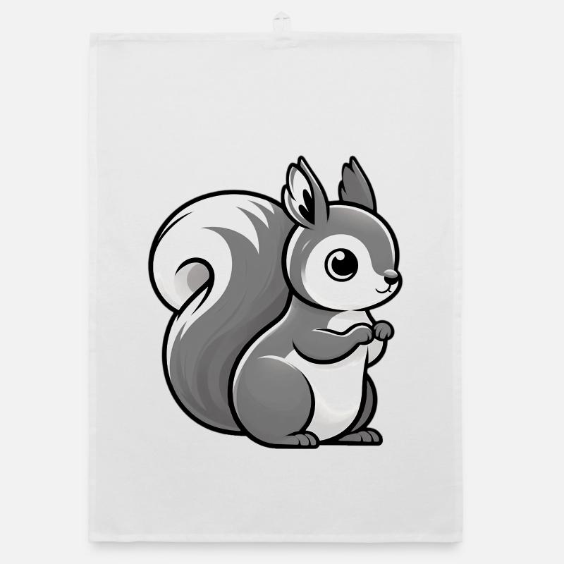 Squirrel Organic dish towel