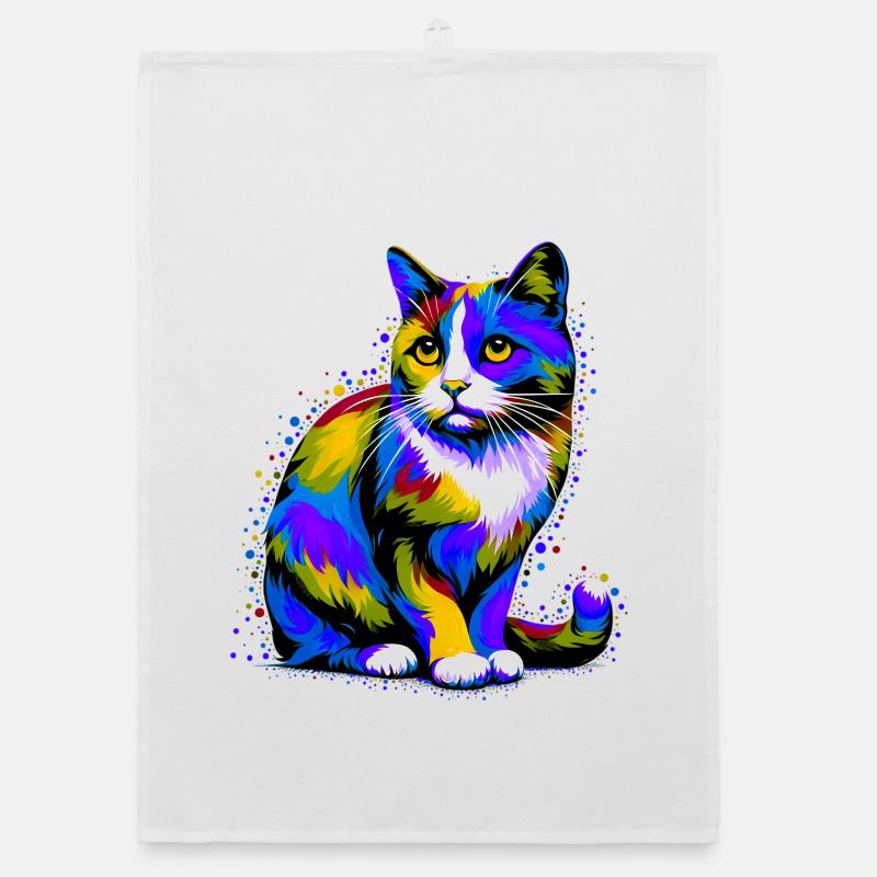 Katze Organic Geschirrtuch