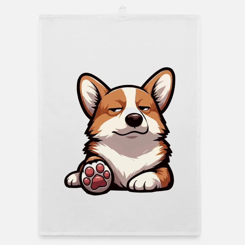 Corgi Corgis Welsh Corgi Propriétaires de Corgi Corgis Torchon bio