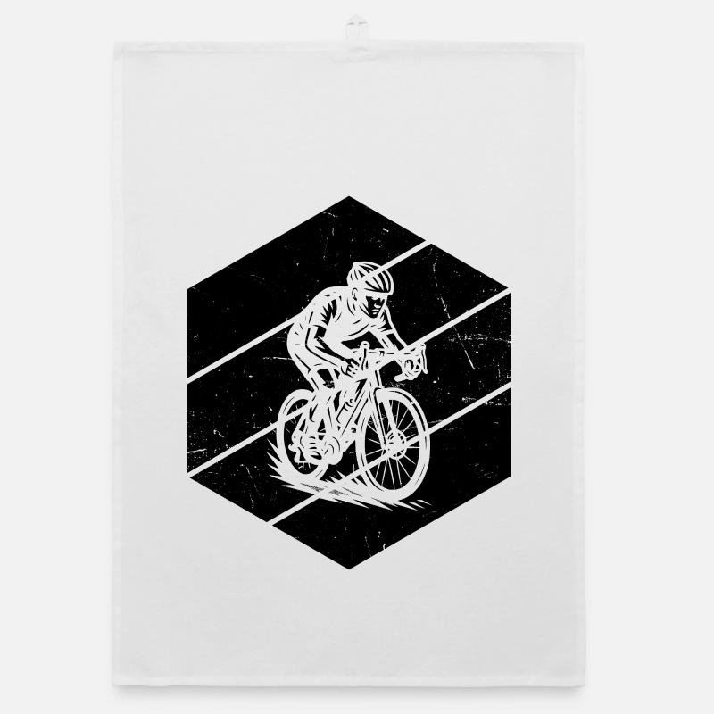 Déclaration pour tous les vélos de route - Torchon bio - blanc