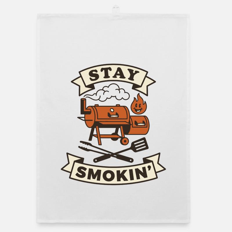 Fumoir barbecue viande continue de fumer Torchon bio