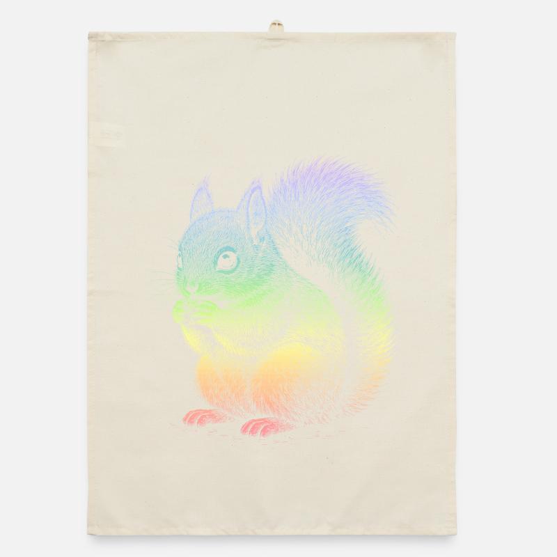 Eichhörnchen Organic Geschirrtuch