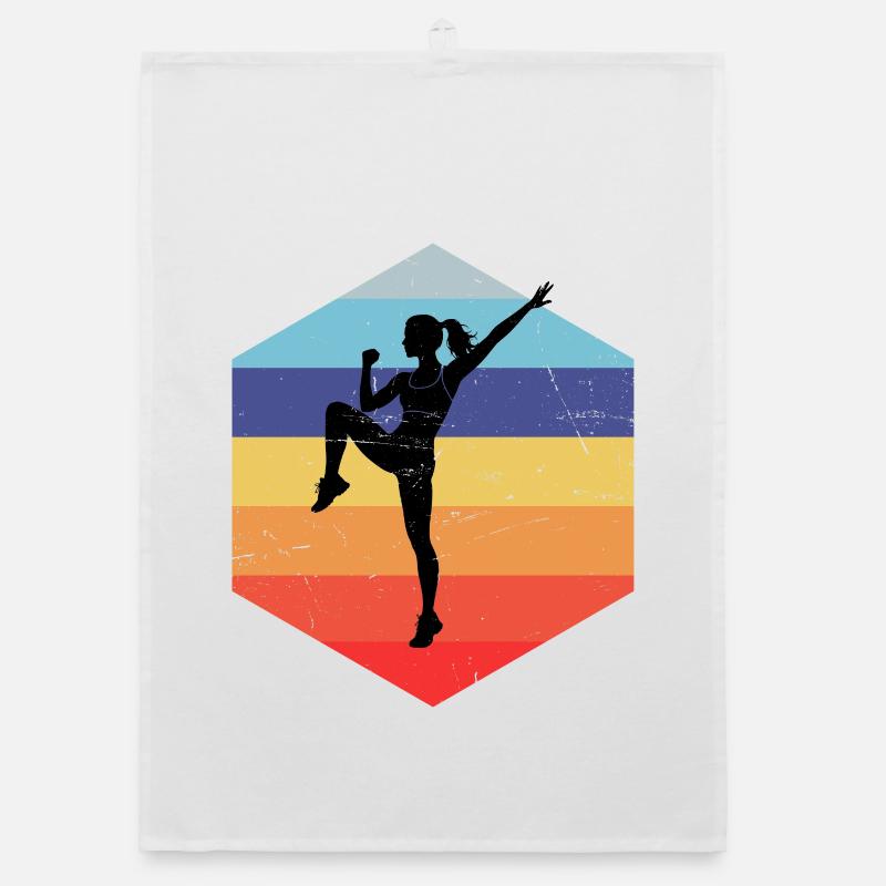 Aerobic Training Gift for Aerobics Trainer Organic dish towel
