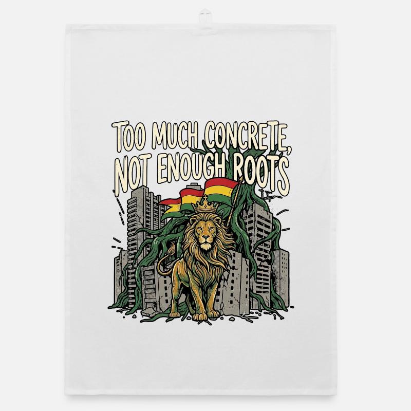 More Roots Lion Organic Geschirrtuch