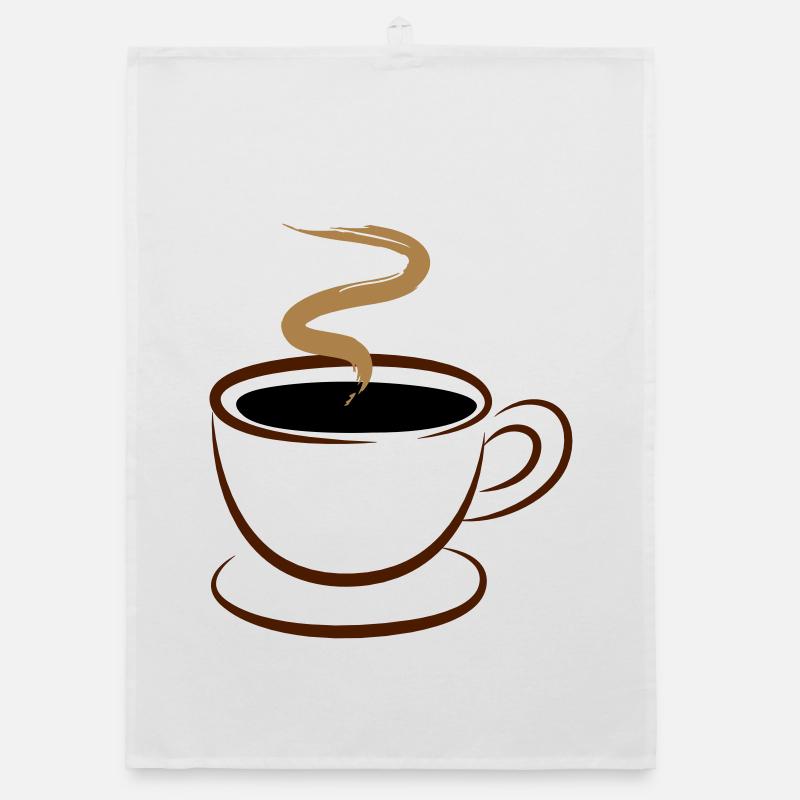 Kaffee Organic Geschirrtuch