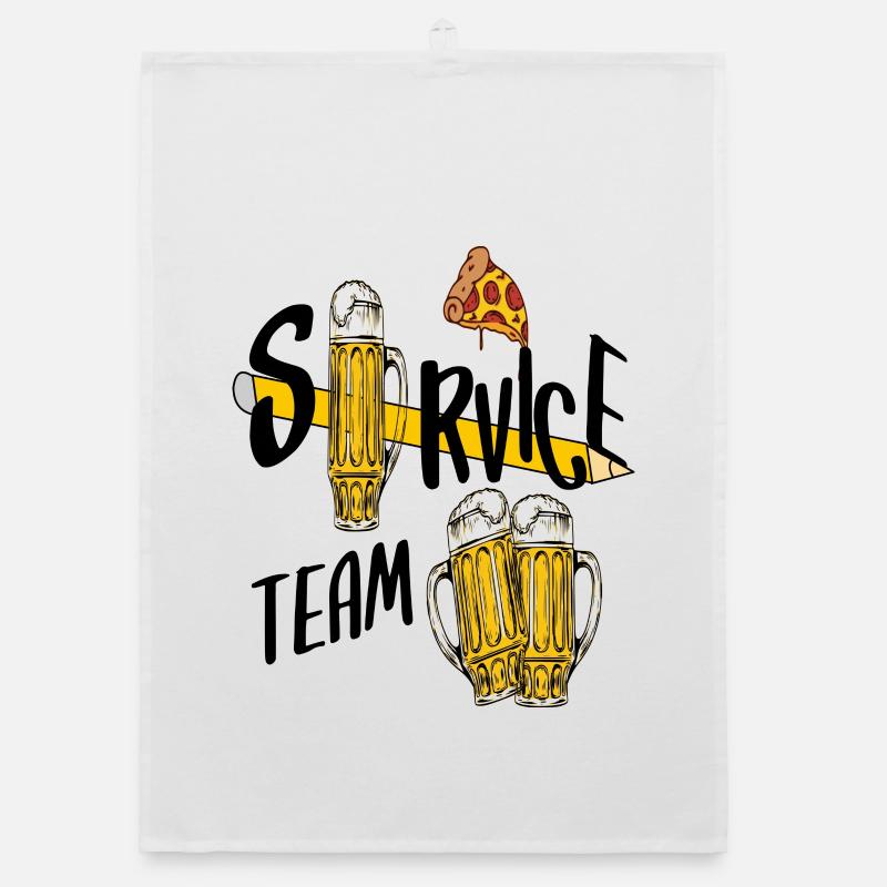 Service Team Bier Organic Geschirrtuch