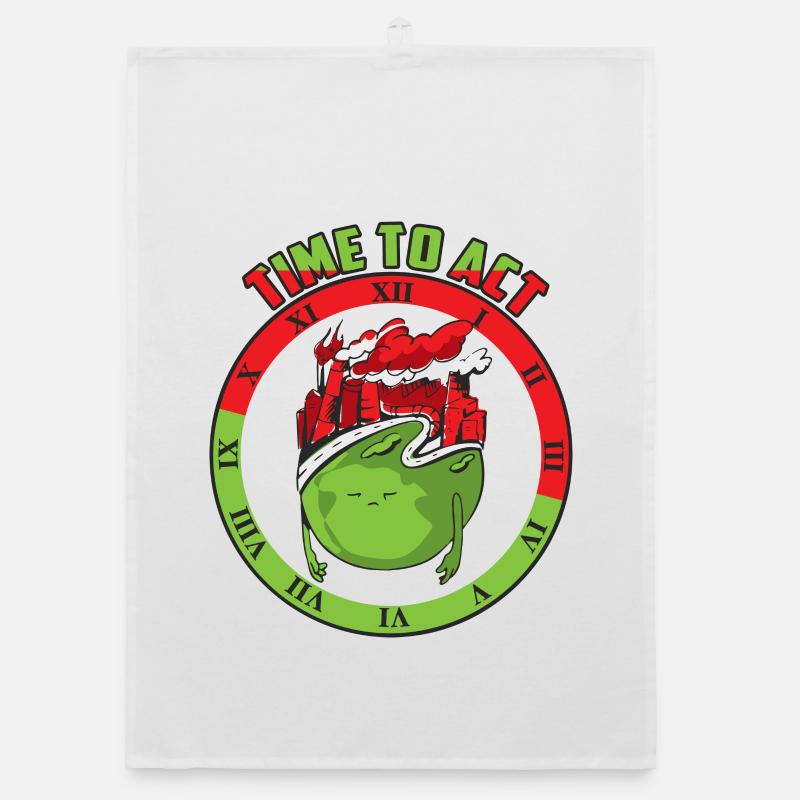 Climate change, time to act Organic dish towel