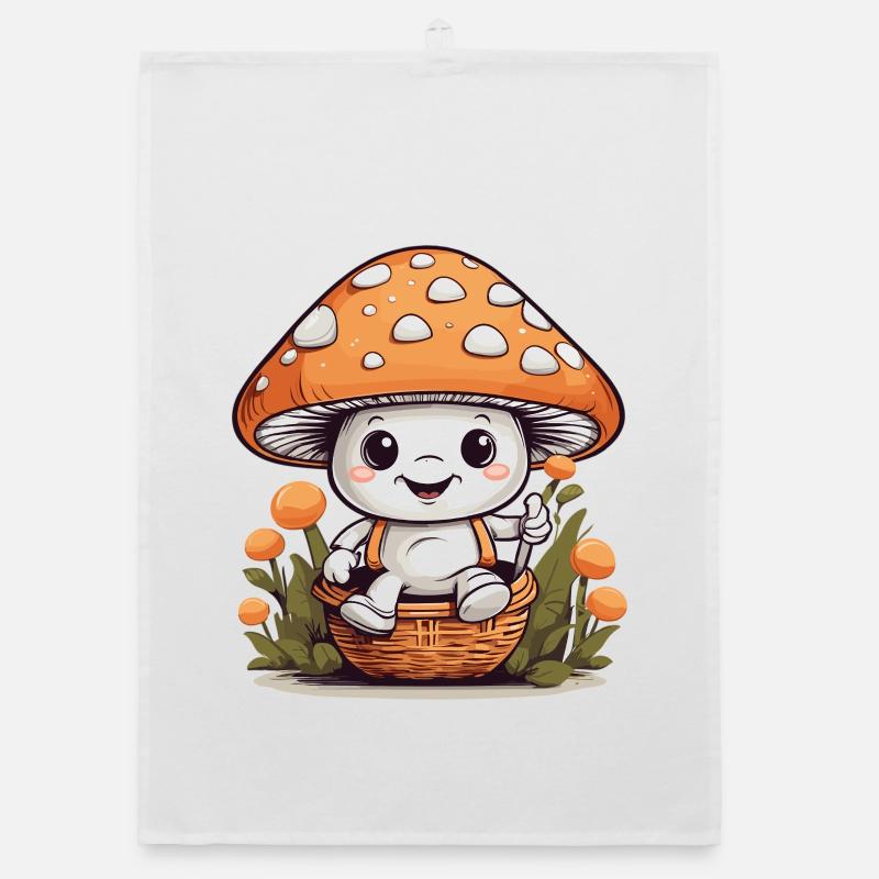 Sweet Toadstool Organic dish towel