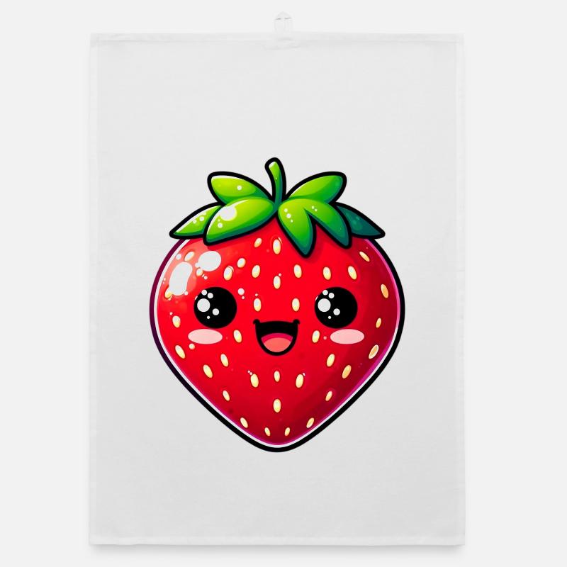 Erdbeeren Erdbeeren Organic Geschirrtuch