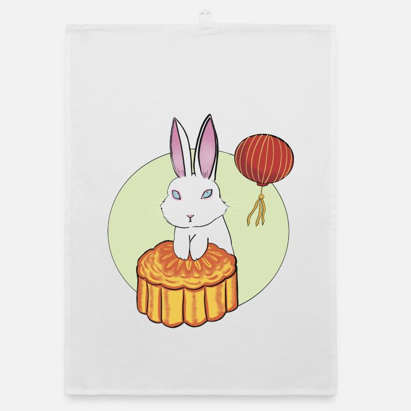 Mooncake Rabbit Organic dish towel