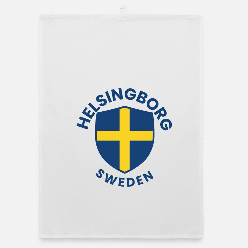 Helsingborg Shield Crest Organic dish towel