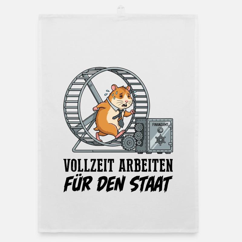 Working full-time for the state Organic dish towel